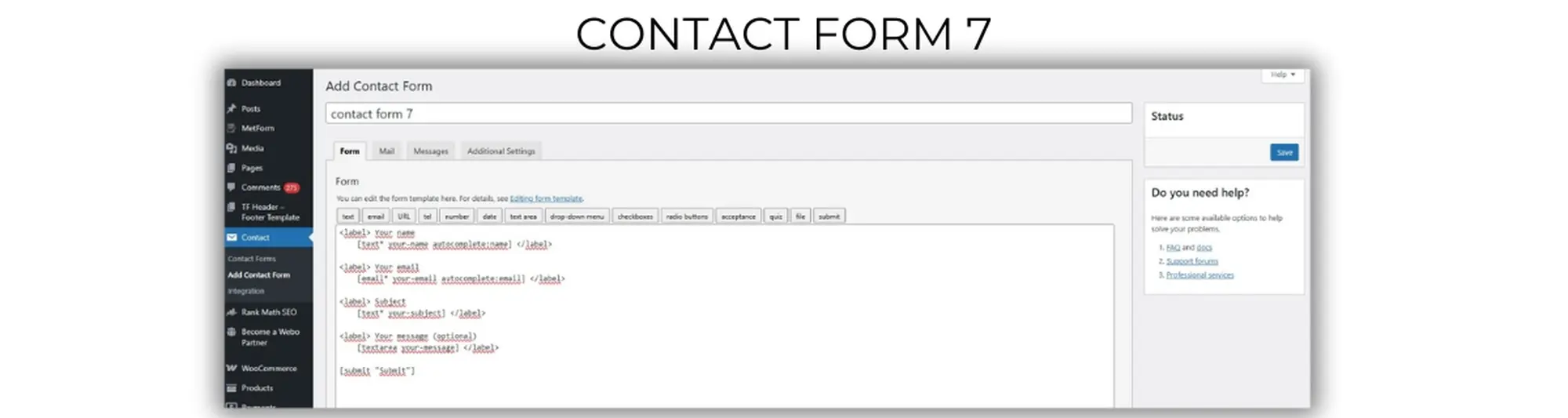 contact form 7 là gì?