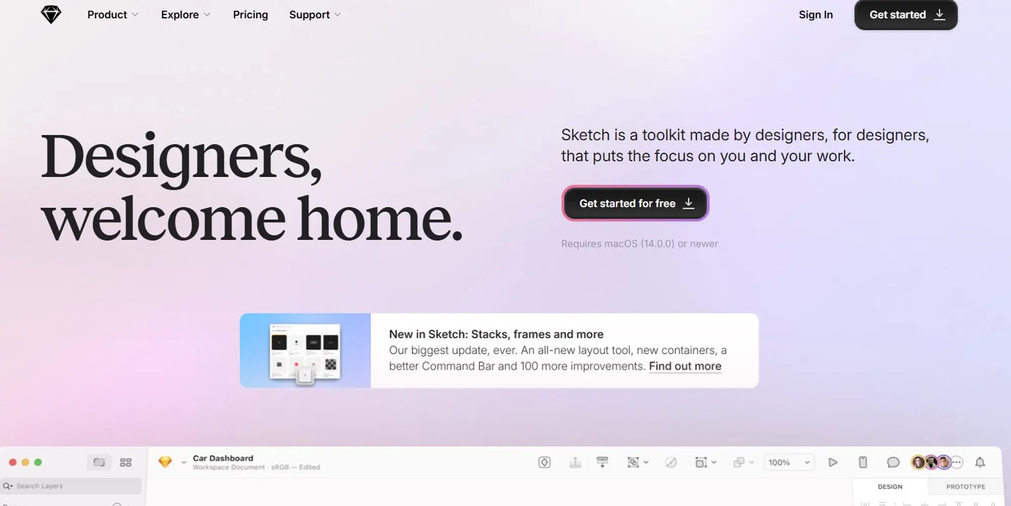 công cụ mockup website bằng sketch