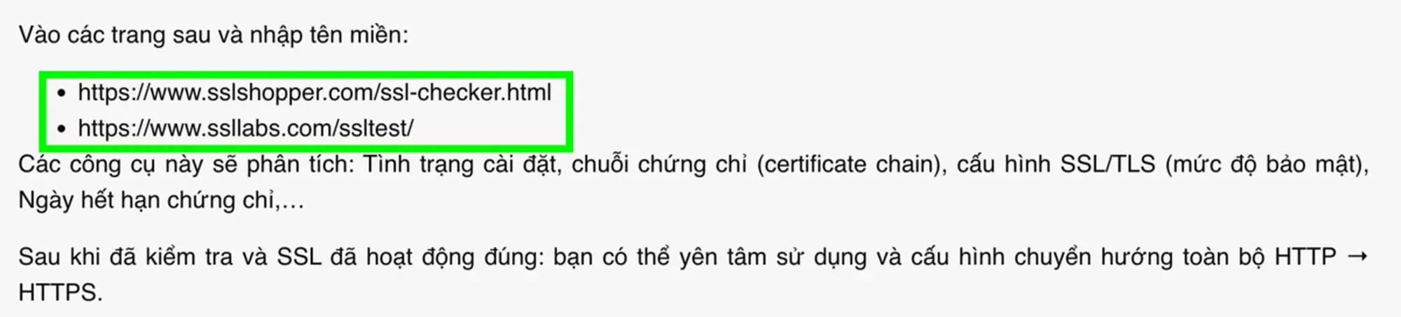 sử dụng url trần (naked url) để đi link
