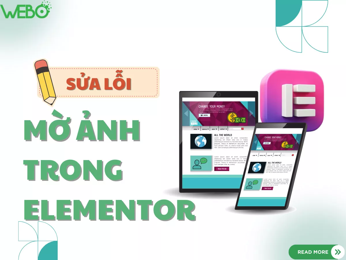 Sửa lỗi hình ảnh bị mờ trong Elementor