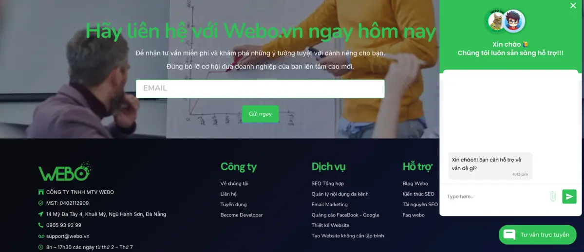 tùy chỉnh khung livechat charla