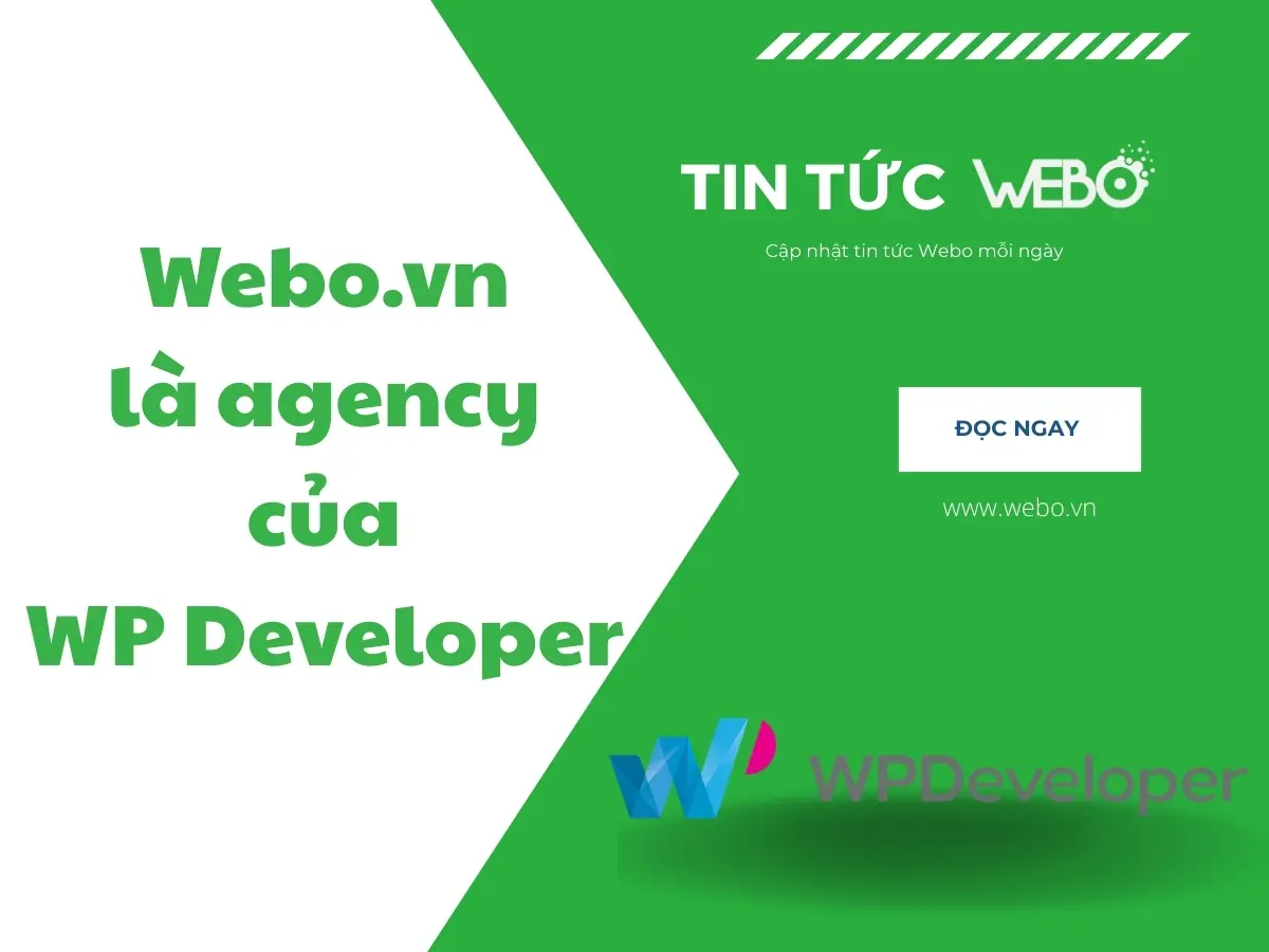 Webo.vn chính thức trở thành agency của WP Developers