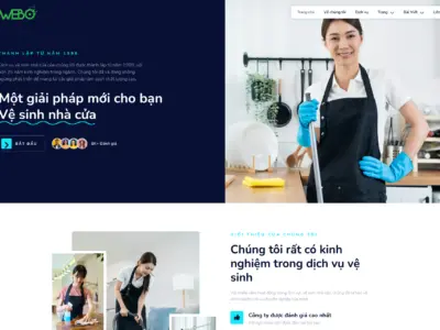 ảnh xem trước: cleany – công ty dịch vụ vệ sinh