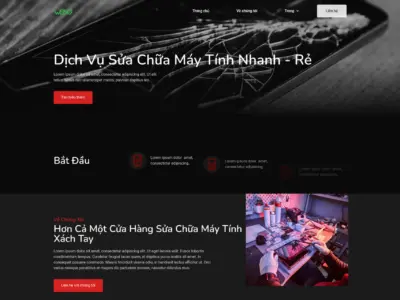 ảnh xem trước: fixini - bộ mẫu dịch vụ sửa chữa