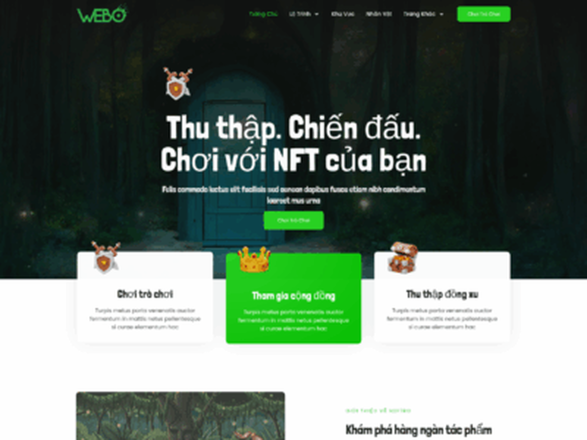 neftro - trò chơi nft