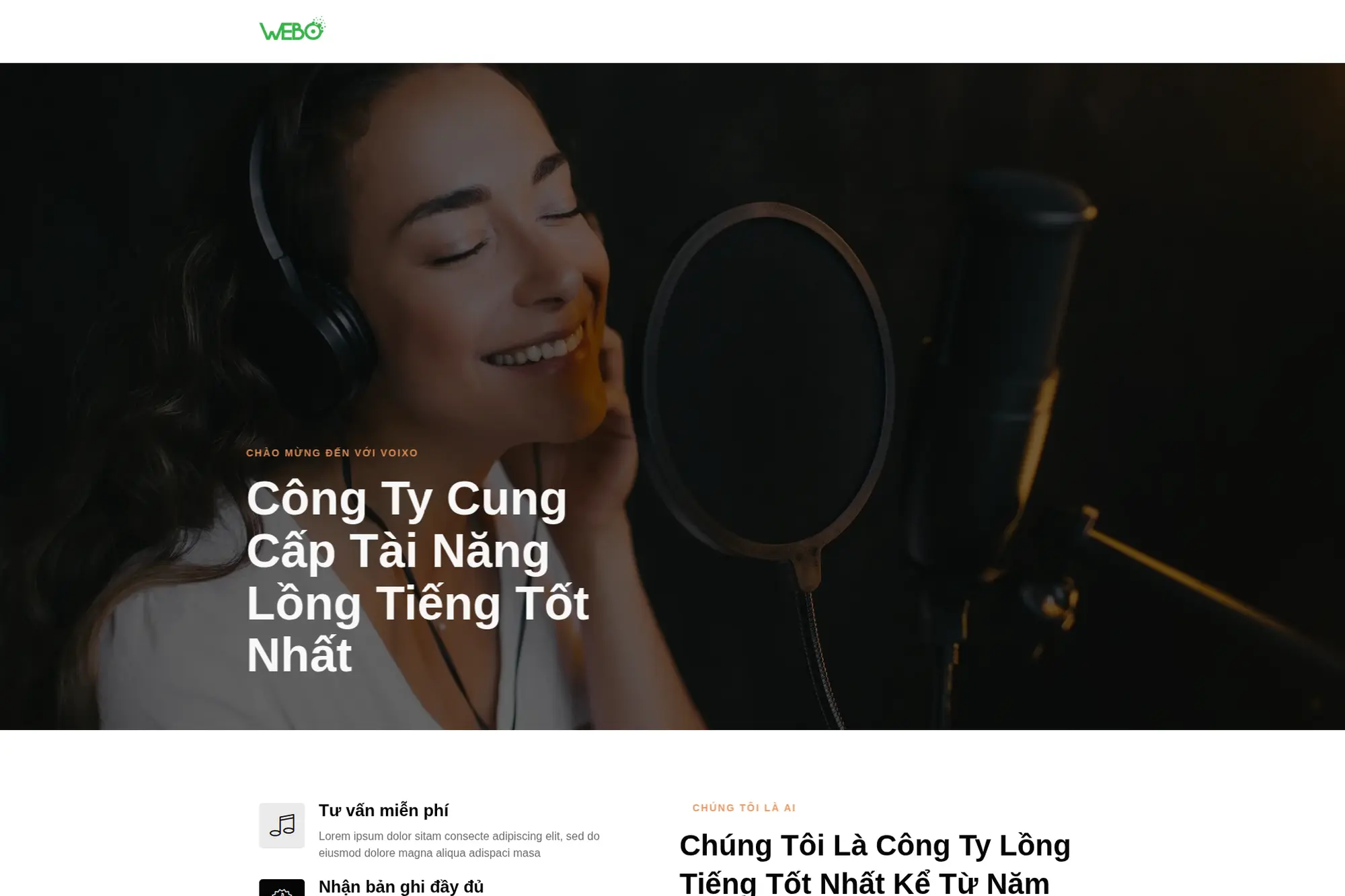 voixo - diễn viên lồng tiếng