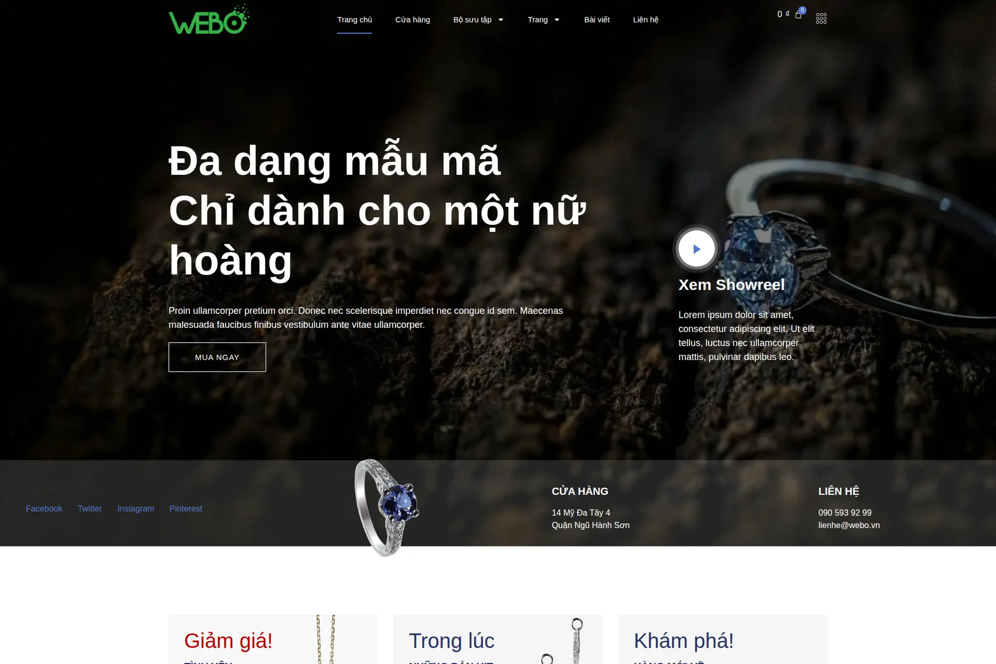 safir - trang sức và đá quý