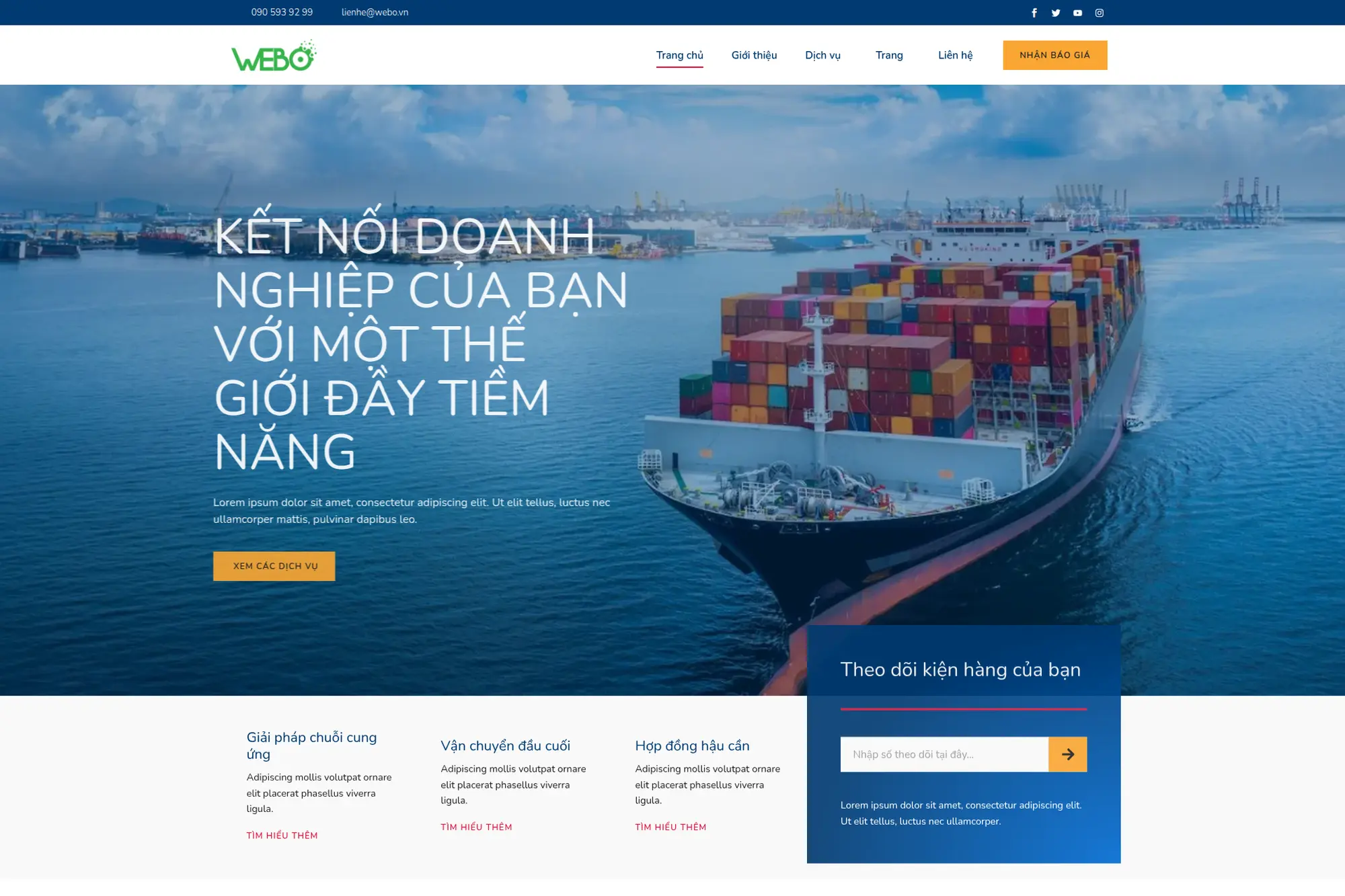 decargo - dịch vụ vận tải