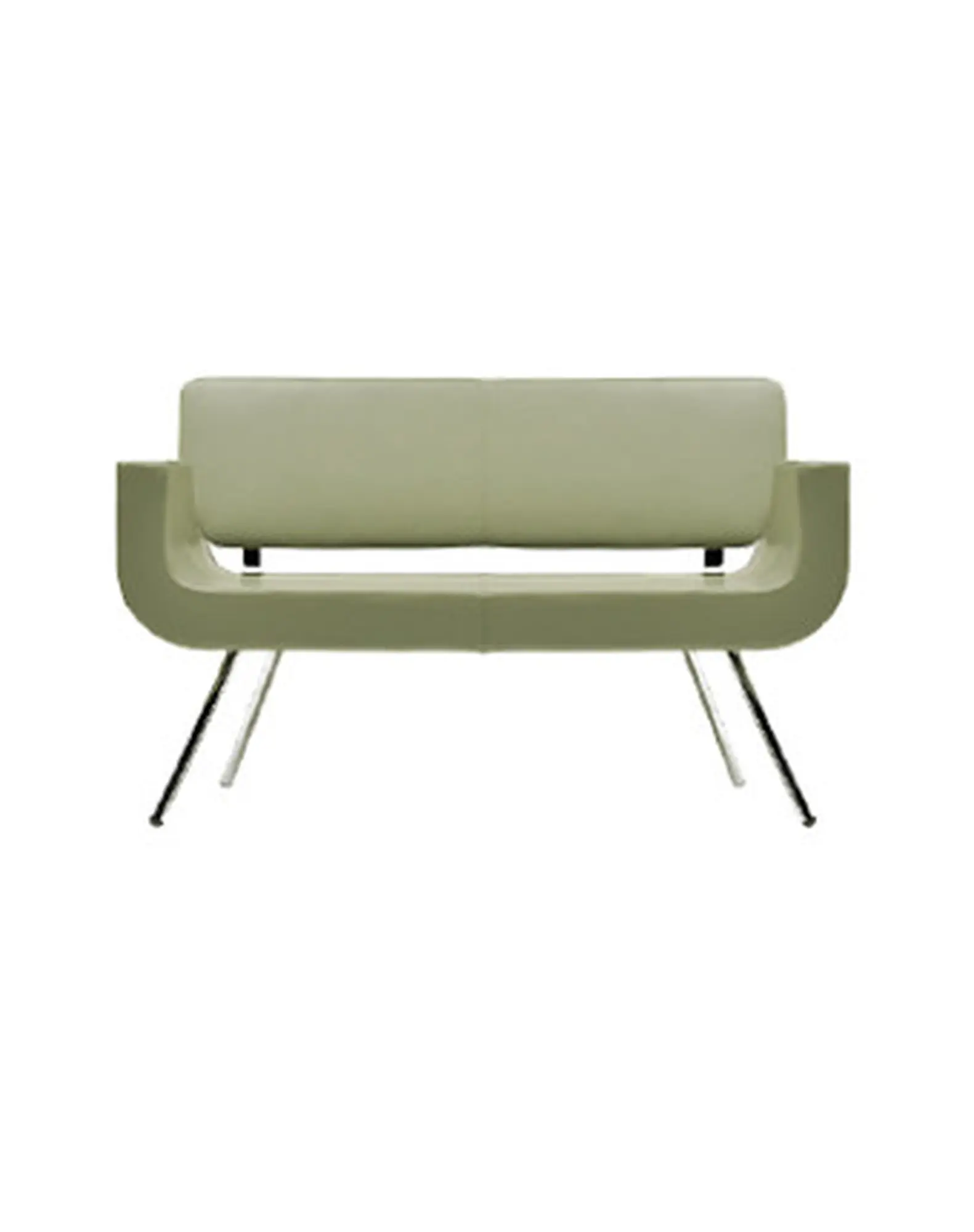Green, Sleek Sofa
