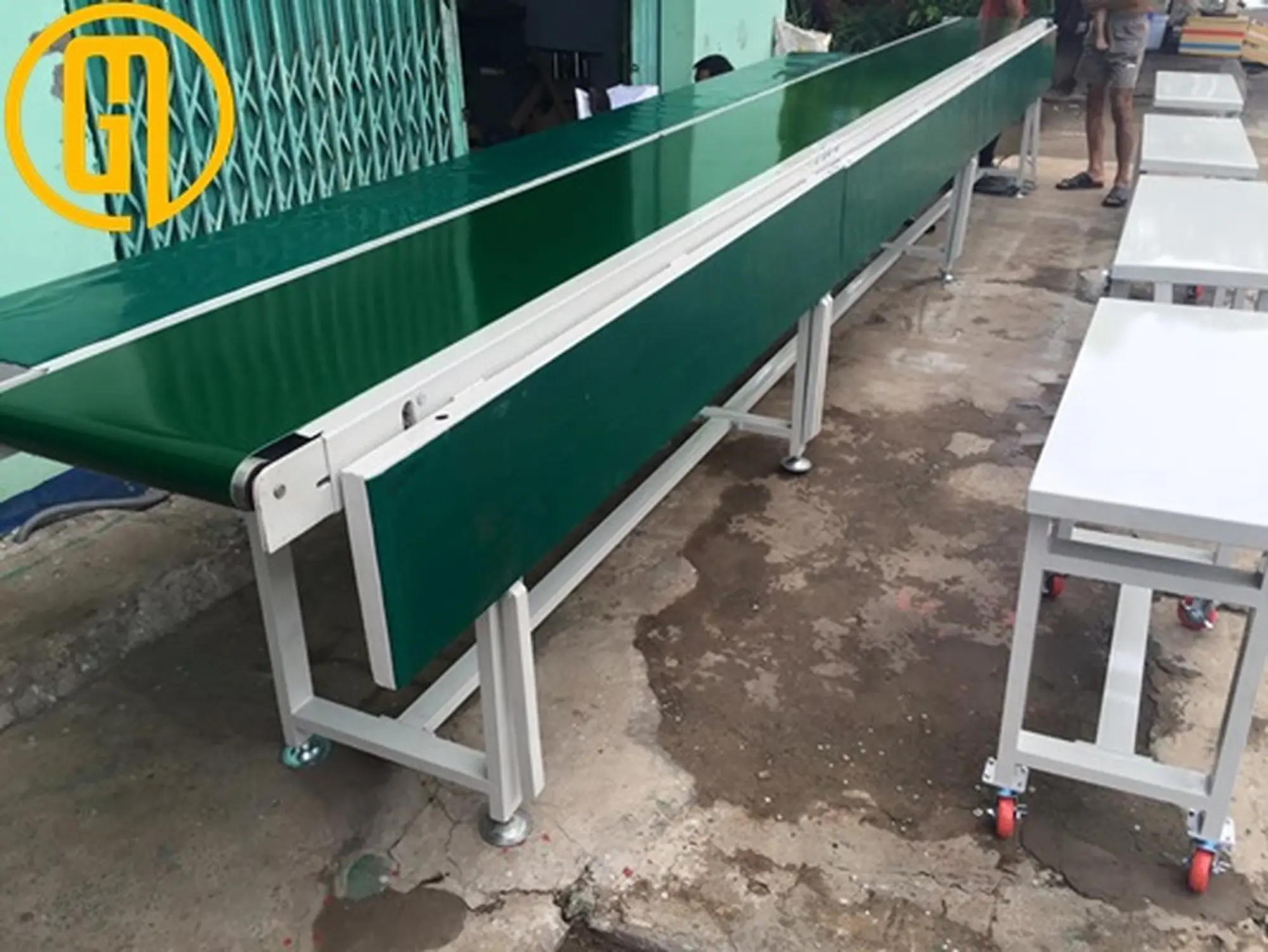 băng tải pvc lắp ráp linh kiện