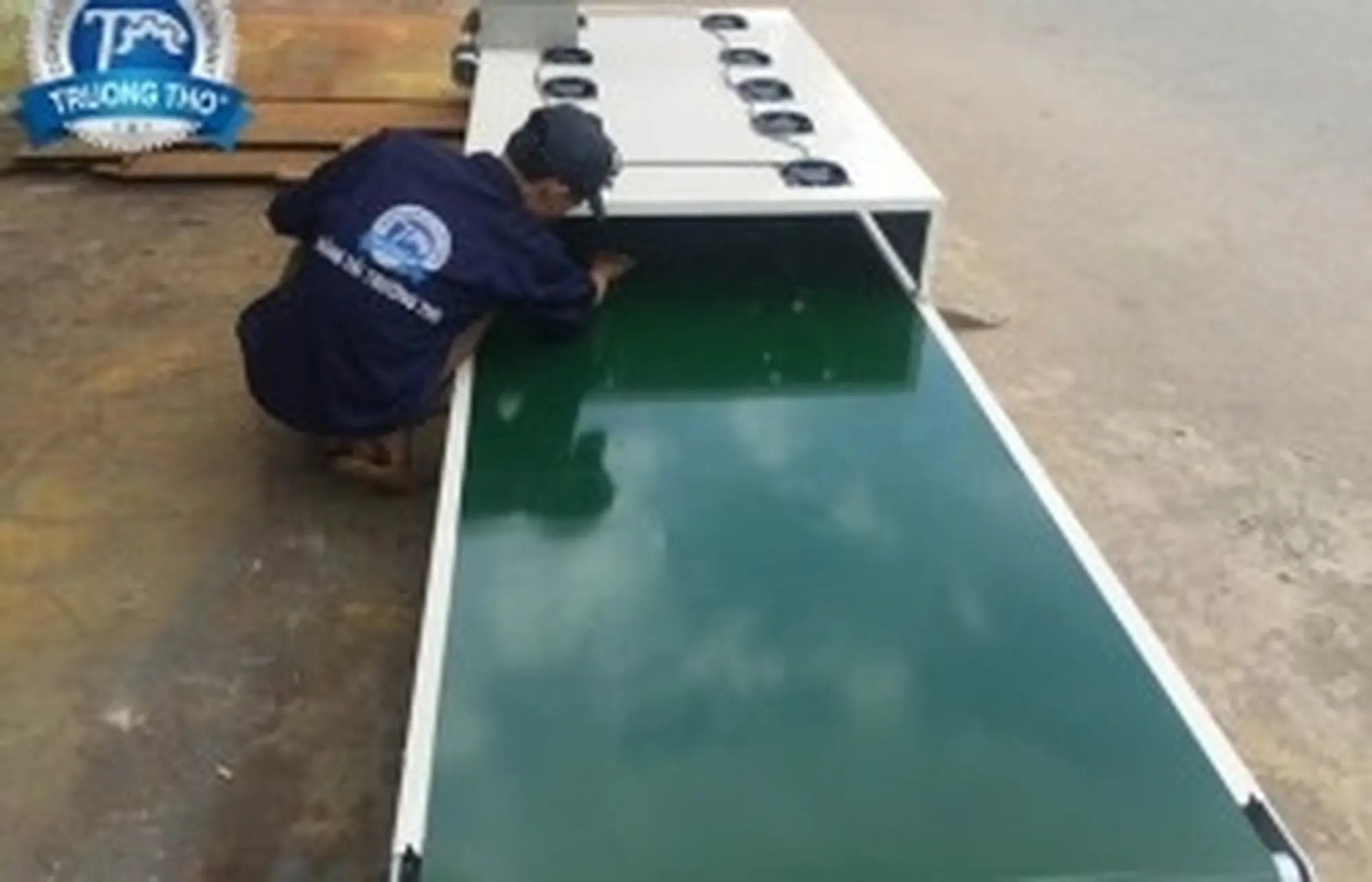 Băng tải PVC trong in lụa