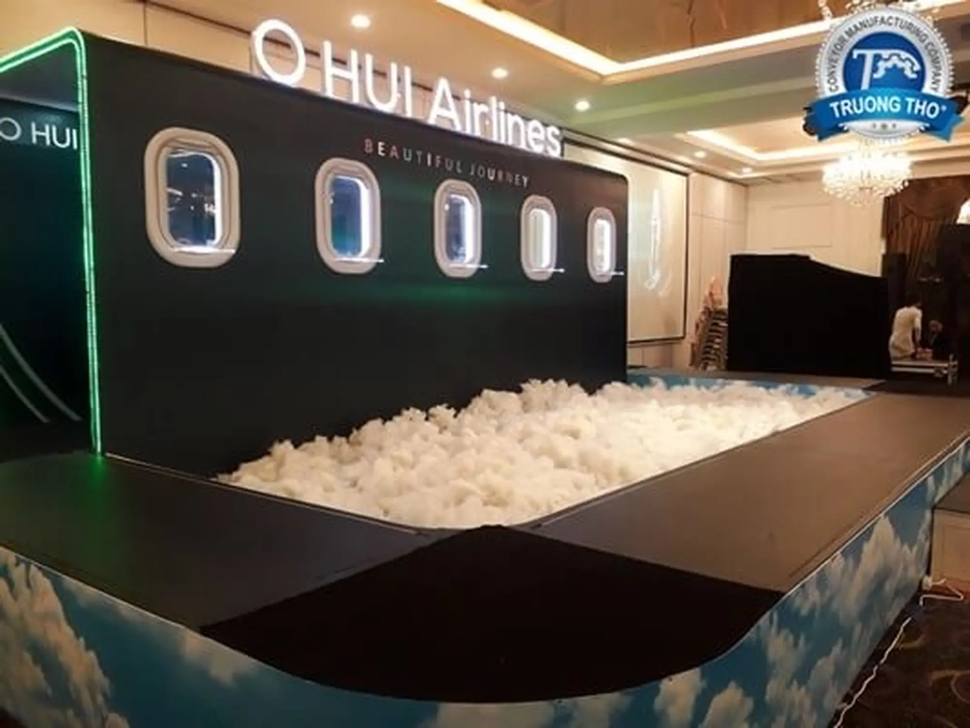 Băng tải PVC sân bay