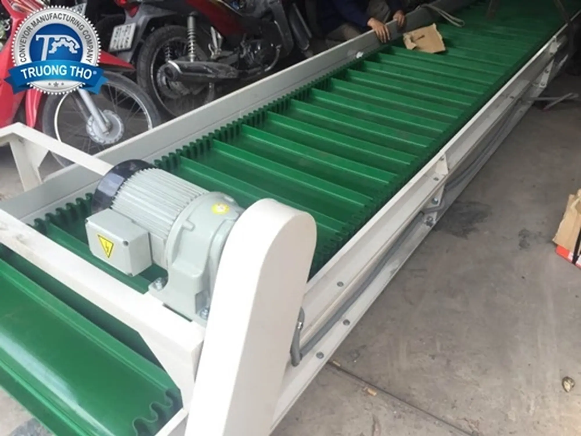 Băng tải pvc gân bèo