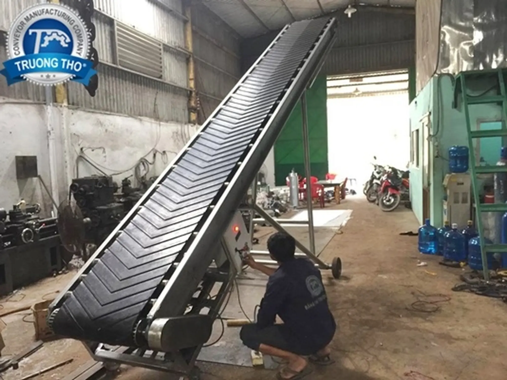 Băng tải cao su inox