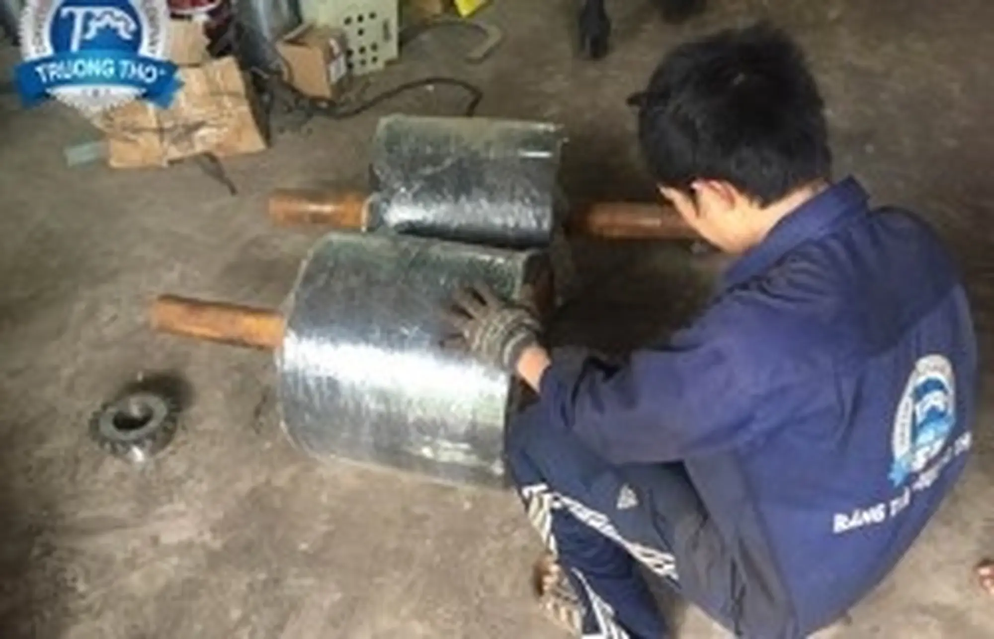 Con lăn bọc cao su