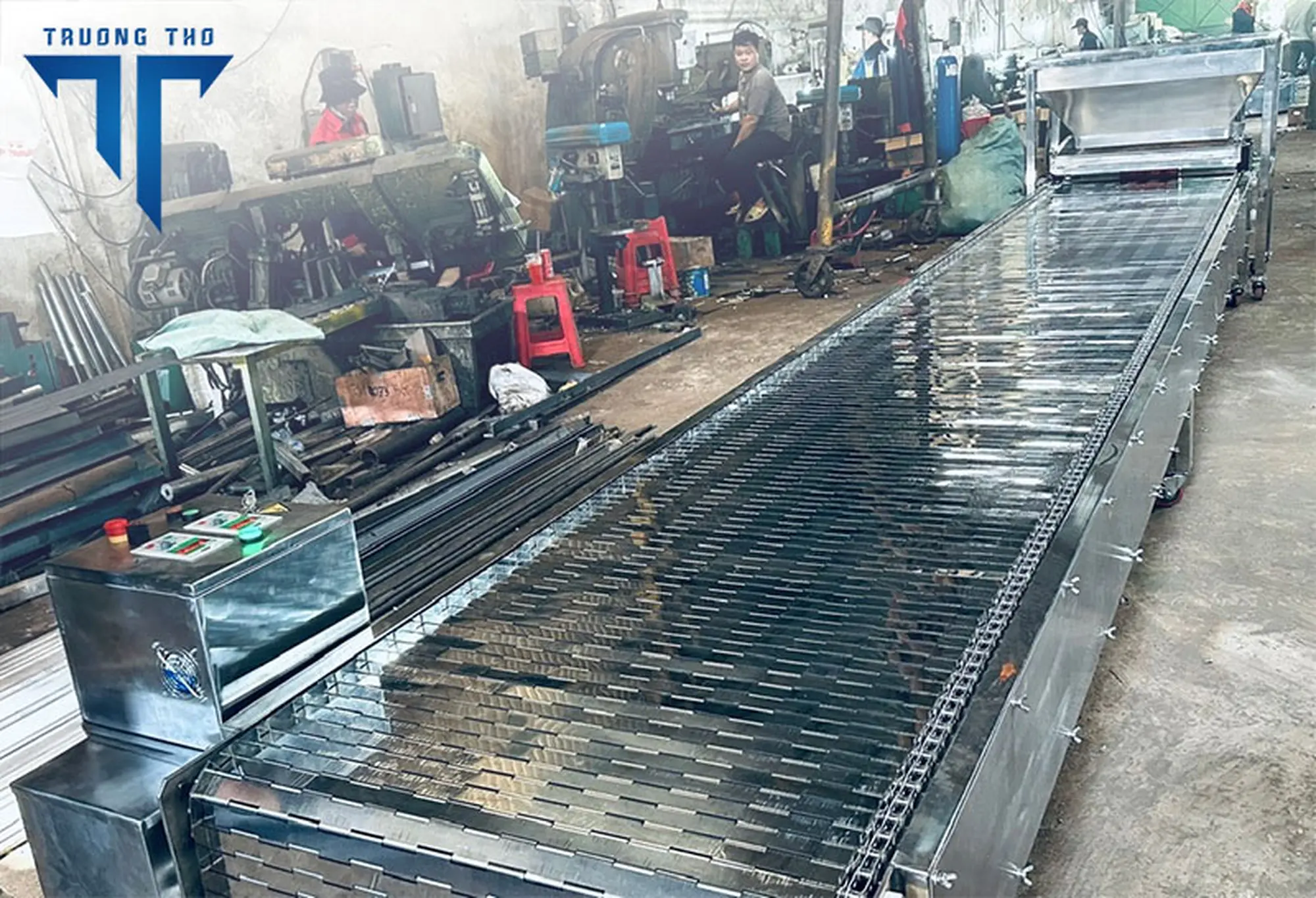Băng chuyền tấm inox