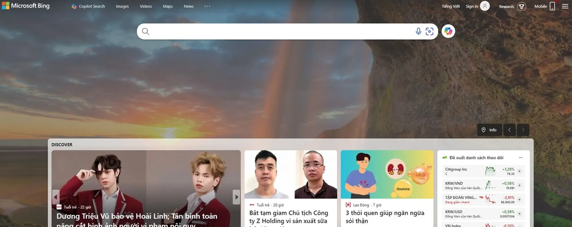 bing- một trong công cụ tìm kiếm phổ biến nhất