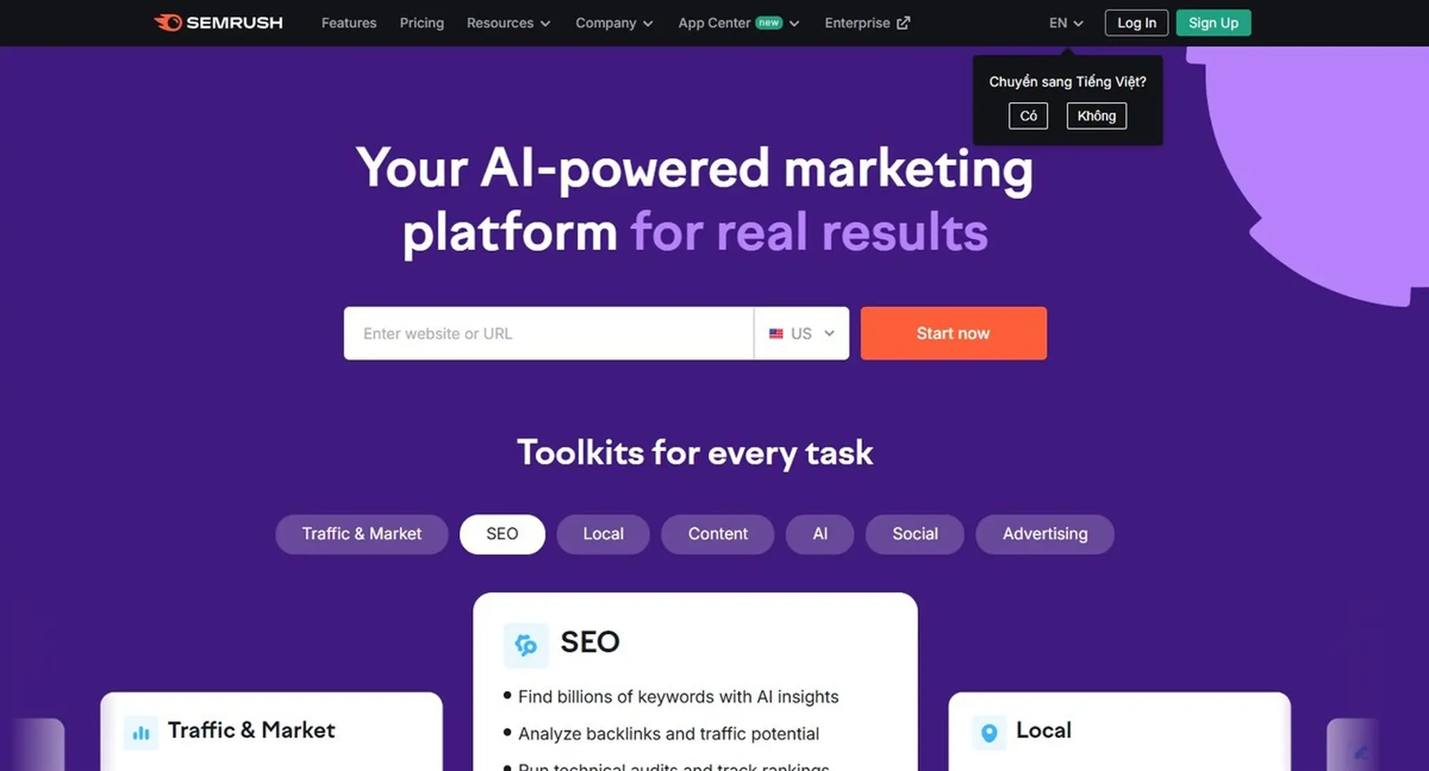 công cụ semrush