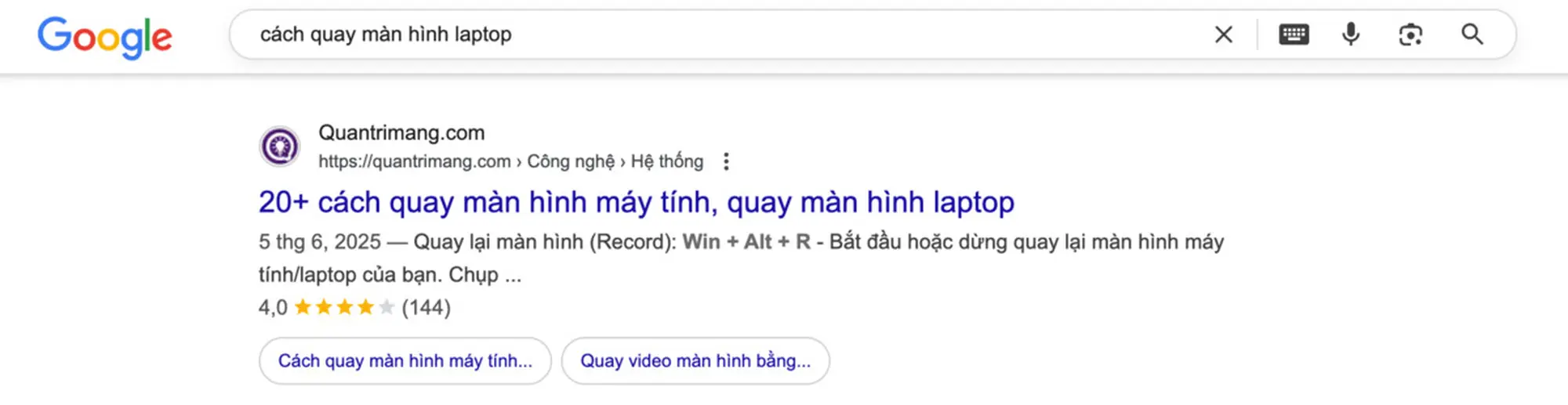 dùng seo đối với các từ khóa cung cấp thông tin