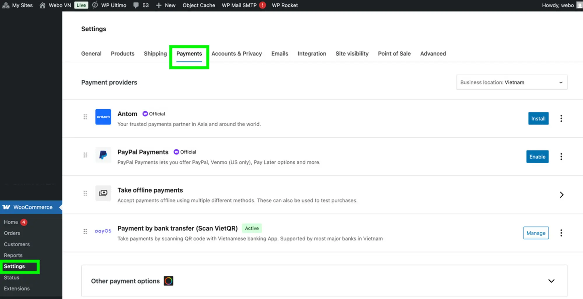cách kiểm tra trang thanh toán woocommerce hiệu quả