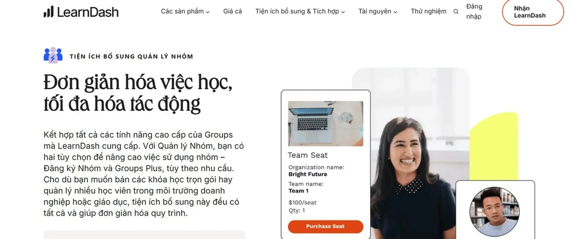 quản lý học viên & báo cáo chi tiết
